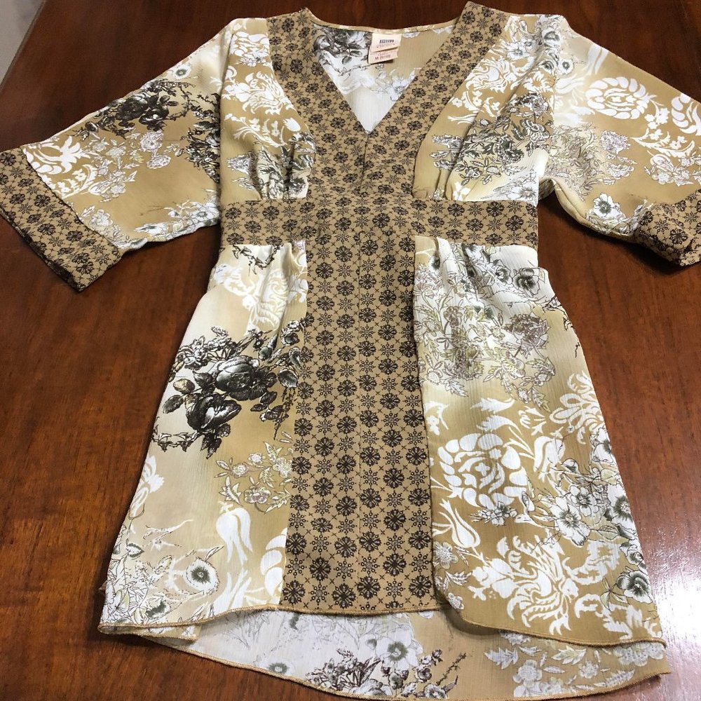 Faded Glory Smock Top Women's Sz L